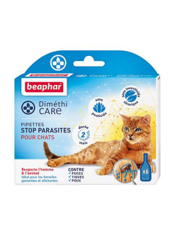 Pipettes antiparasitaires Diméthicare chat Béaphar