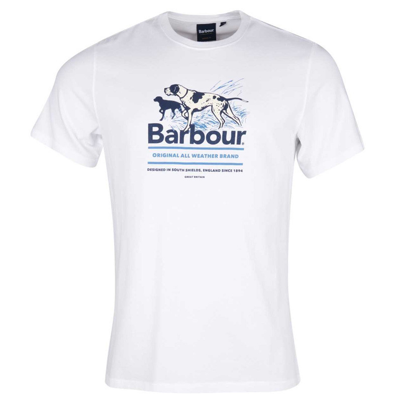 T-shirt Wilfred tee Barbour blanc