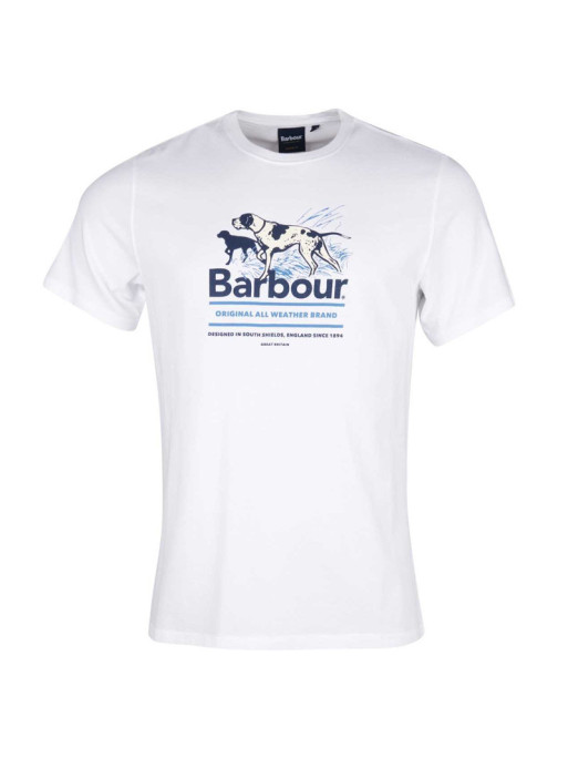 T-shirt Wilfred tee Barbour blanc