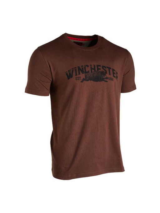 T-shirt Vermont Logo Winchester Brun
