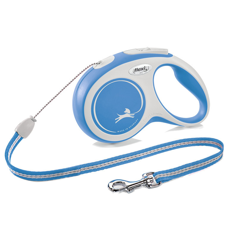 Laisse New Comfort Flexi bleu