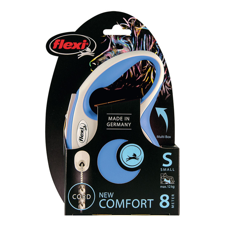 Laisse New Comfort Flexi bleu 1
