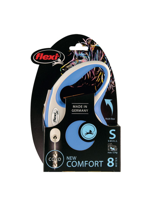 Laisse New Comfort Flexi bleu 1 Laisse New Comfort Flexi bleu 1