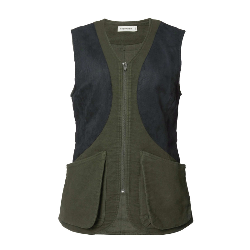 Gilet de chasse pour femme Moleskin Chevalier