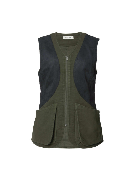 Gilet de chasse pour femme Moleskin Chevalier