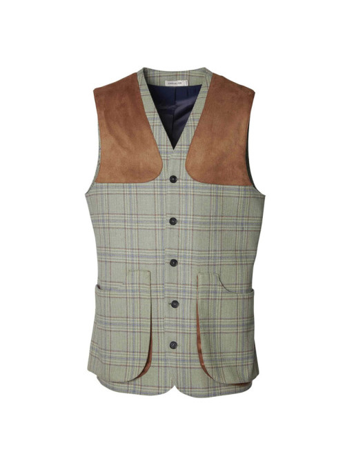 gilet chasse tweed