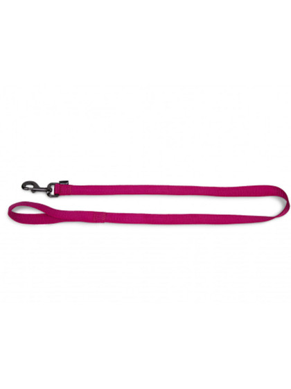 Laisse Classic nylon 120cm x 15mm M Vadigran fuchsia