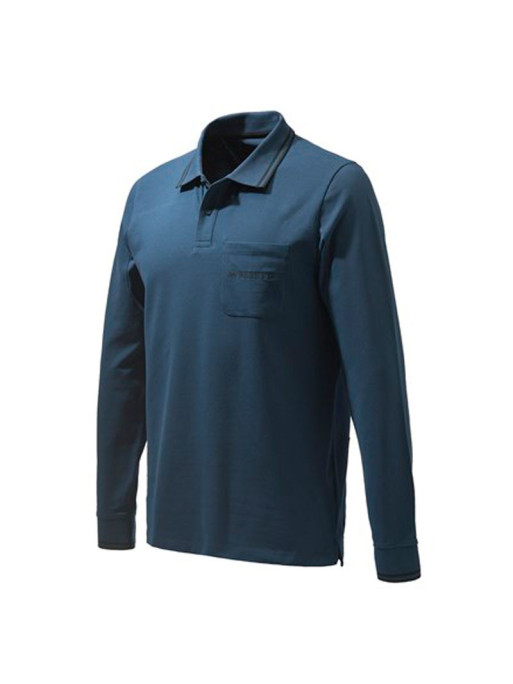 Polo manches longues Airmesh Beretta marine Polo manches longues Airmesh Beretta marine
