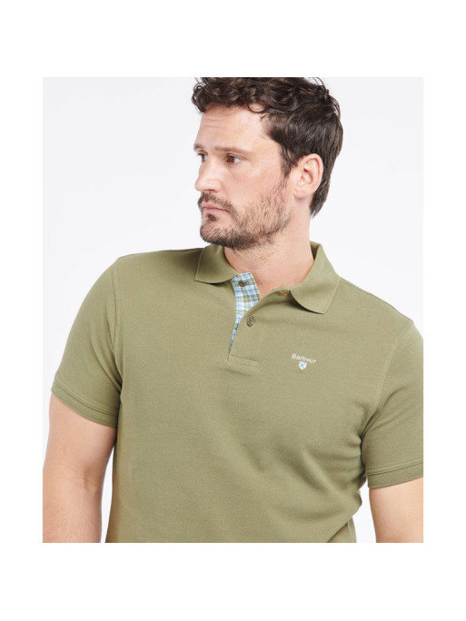 T-shirt tartan piqué Barbour T-shirt tartan piqué Barbour