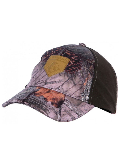 Casquette chaude camo forest/marron Somlys