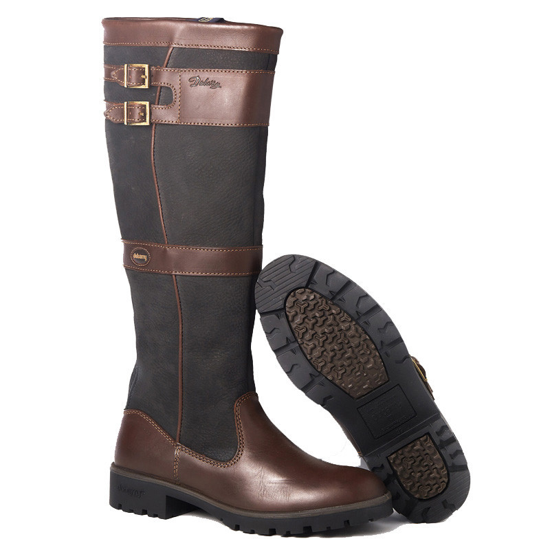Bottes Longford Dubarry marron / noir 1