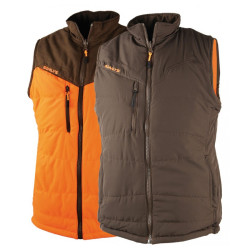 Gilet reversible marron/orange Thermo-hunt Somlys