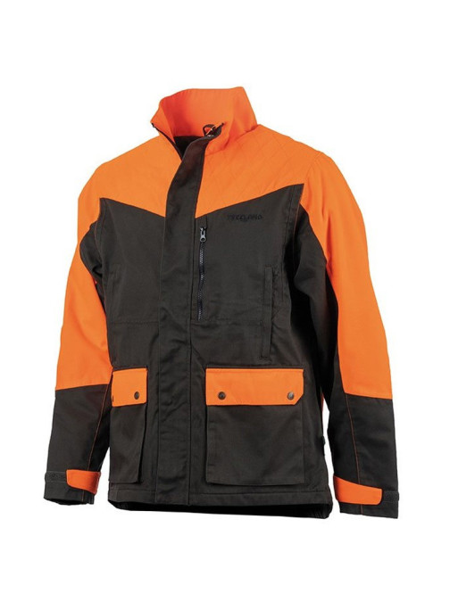 Veste bicolore orange/verte Treeland