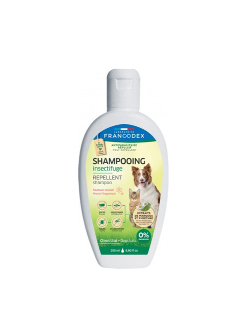 Shampoing insectifuge Monoï chiens et chats 250ml Francodex