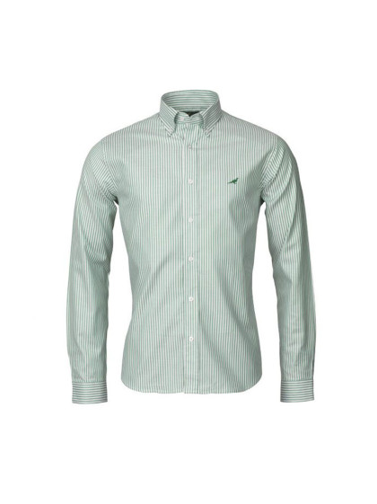 Chemise Eton Stripes Laksen verte