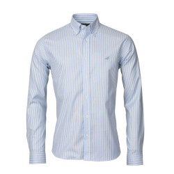 Chemise Eton Stripes Laksen bleue