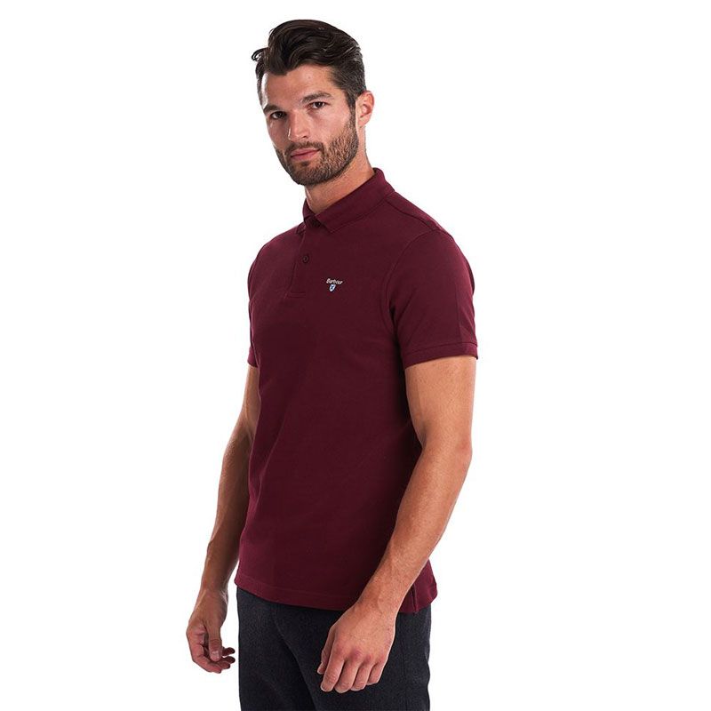 T-shirt tartan piqué Barbour