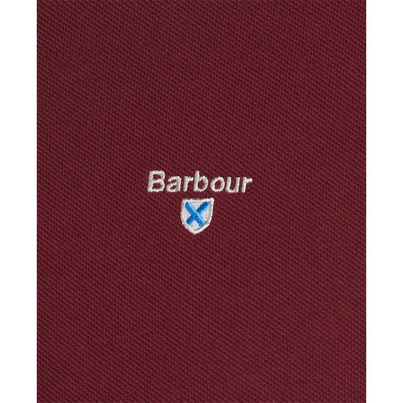 T-shirt tartan piqué Barbour