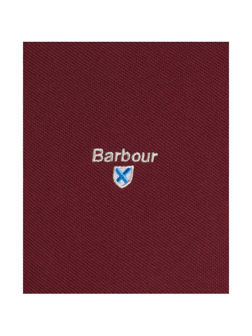 T-shirt tartan piqué Barbour