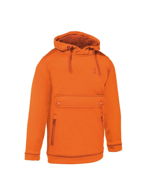 Sweatshirt à capuche enfant Percussion orange