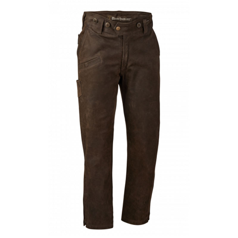 Pantalon de chasse en cuir Strasbourg Deerhunter