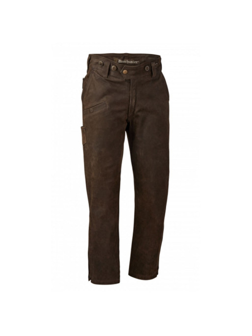 Pantalon de chasse en cuir Strasbourg Deerhunter