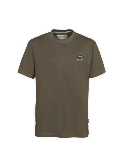 Tee-Shirt brodé chasse sanglier Percussion