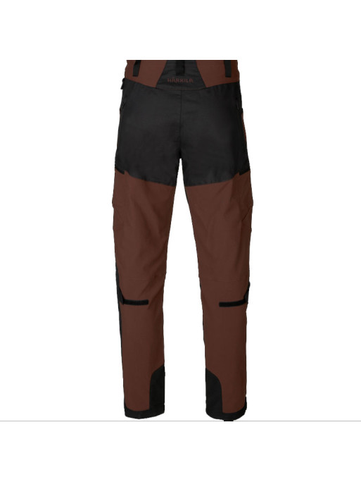 Pantalon Ragnar Härkila bordeaux / noir