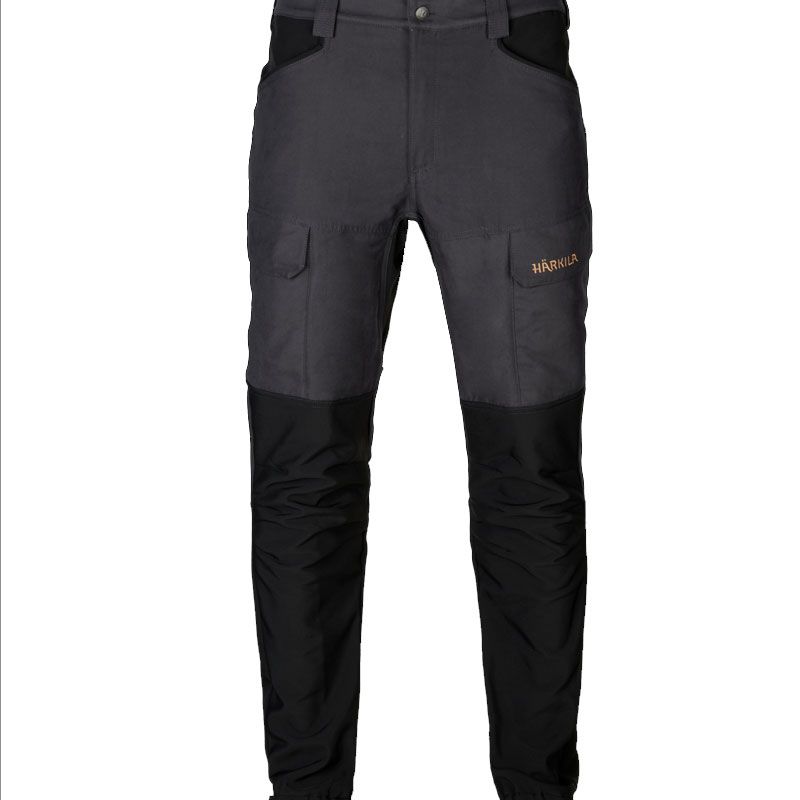 Pantalon Härkila scandinavian noir/gris