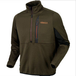 Veste Tidan Hybrid half zip fleece Härkila