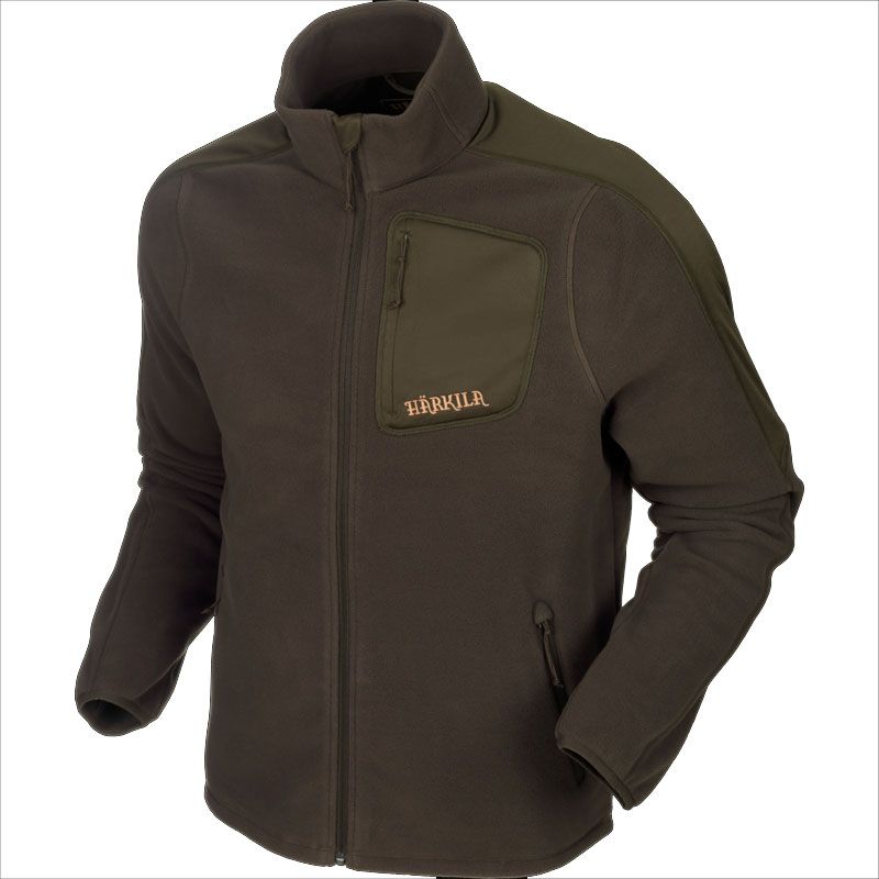 Veste Polaire Venjan fleece Härkila marron / vert