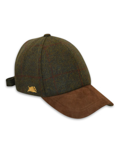 Casquette tweed baseball Sanglier Lovergreen