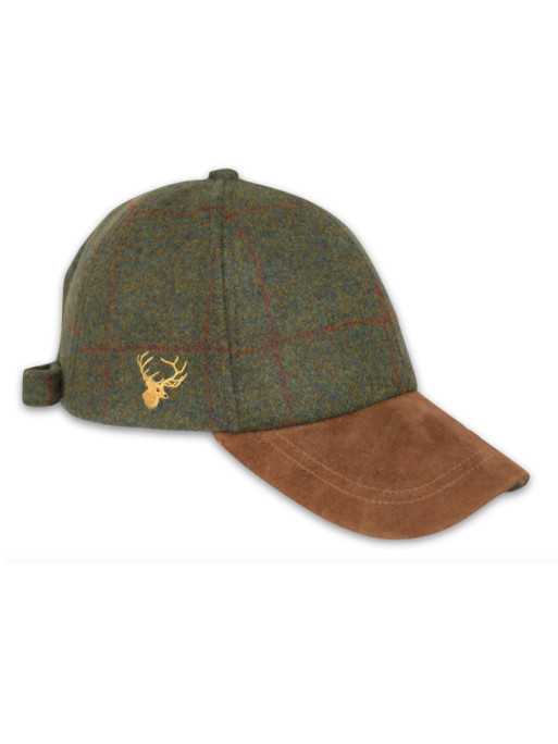 Casquette tweed baseball Cerf Lovergreen