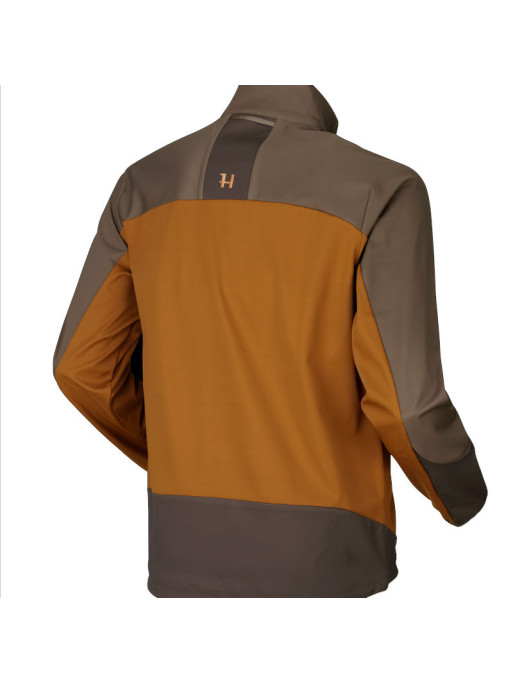 Veste Magni fleece Härkila marron orange dos