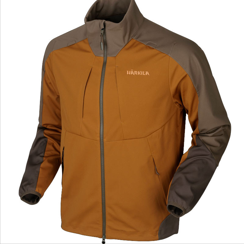 Veste Magni fleece Härkila marron orange