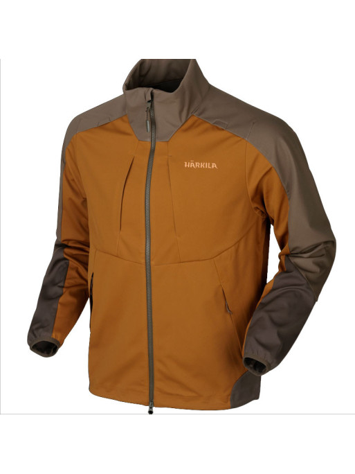 Veste Magni fleece Härkila marron orange