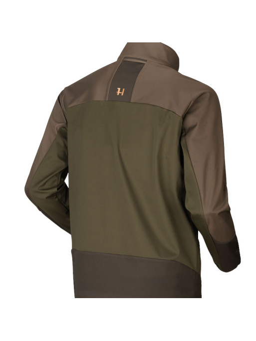 Veste Magni fleece Härkila vert / marron dos