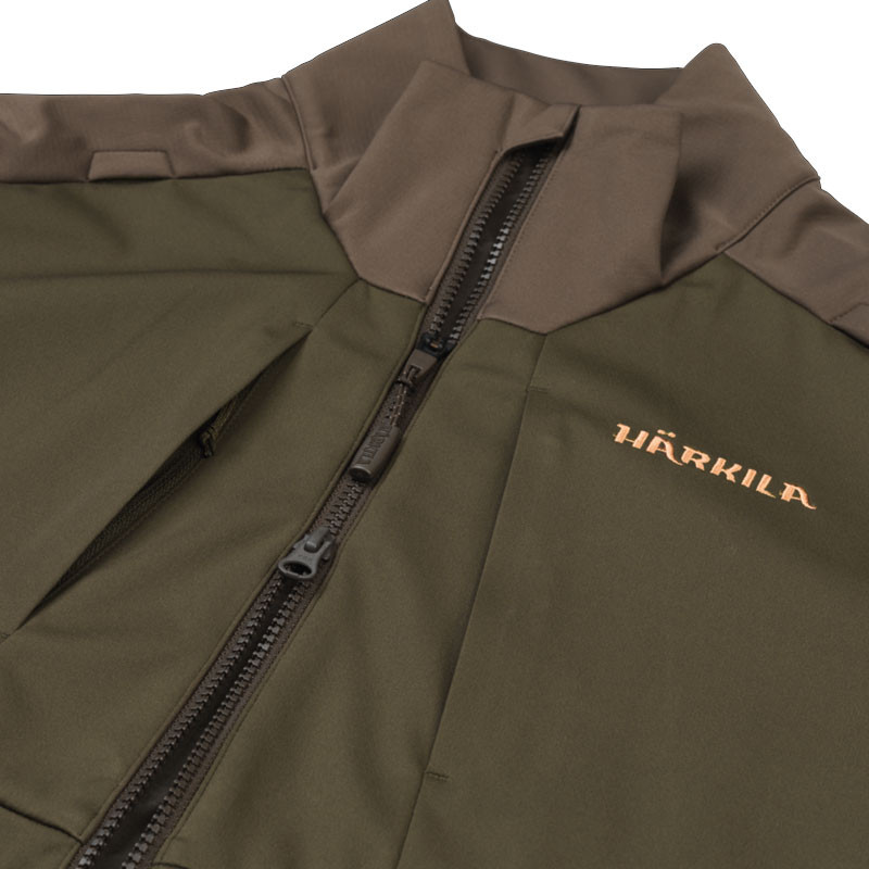 Veste Magni fleece Härkila vert / marron zoom