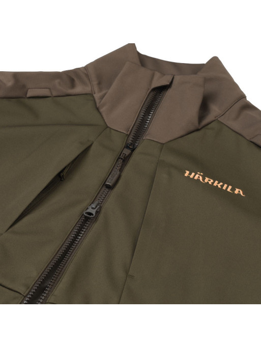 Veste Magni fleece Härkila vert / marron zoom