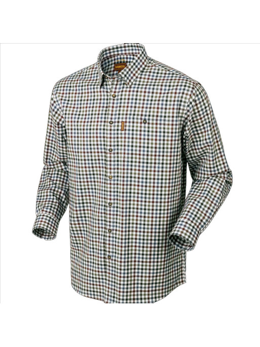 Chemise Milford Härkila bleu bordeaux Chemise Milford Härkila bleu bordeaux
