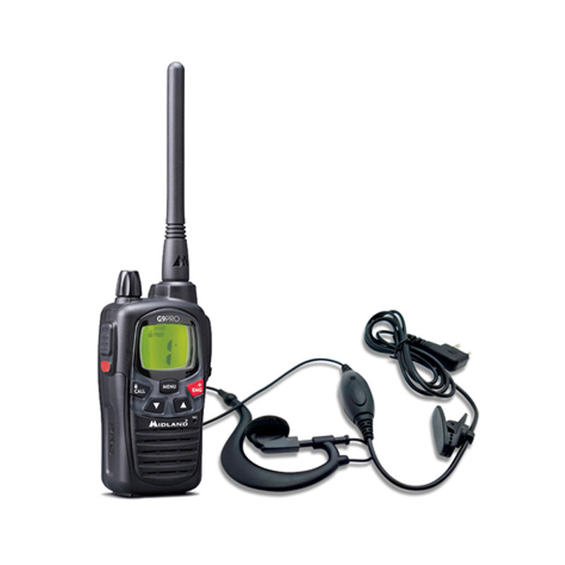 Lot 2 Talkies-Walkies STANDARD SR-J40X Avec Sacoches Et Oreillettes (Occasion Testé)