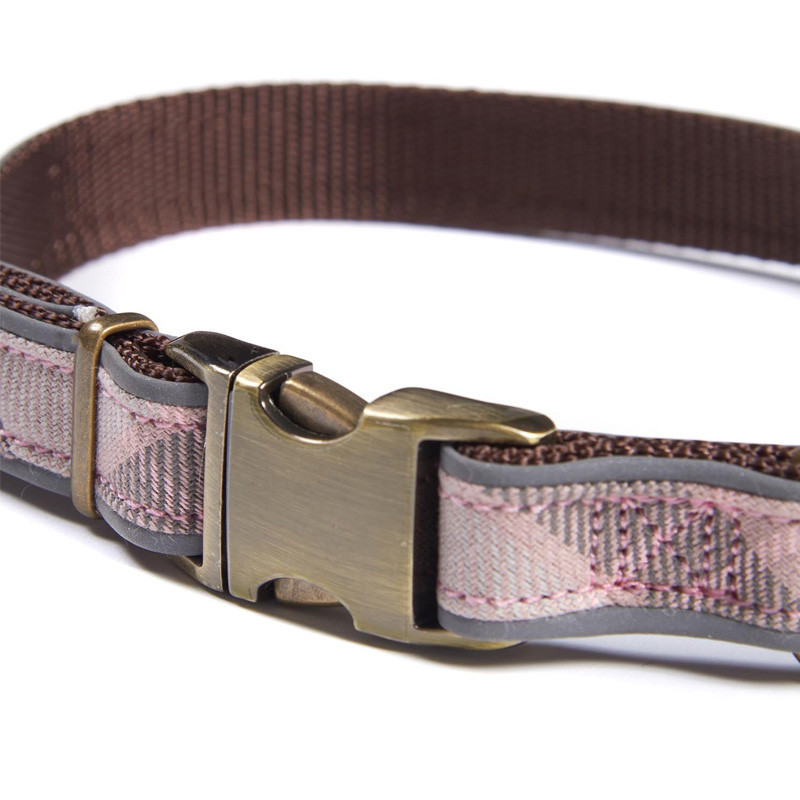 Collier pour chien Reflective Tartan Dog collar Barbour