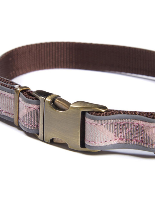 Collier pour chien Reflective Tartan Dog collar Barbour