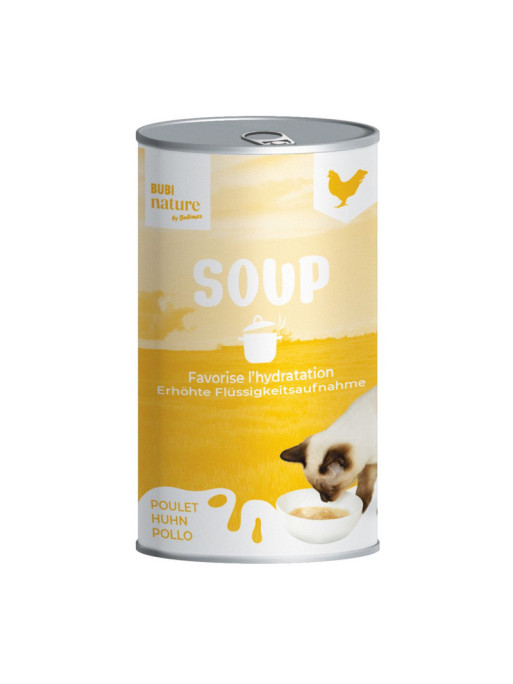 Soupe Bubi Nature au poulet pour chat Bubimex