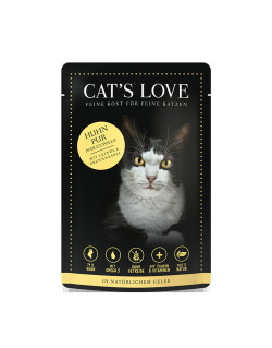 Gelée pour chat adulte poulet pur Bubimex
