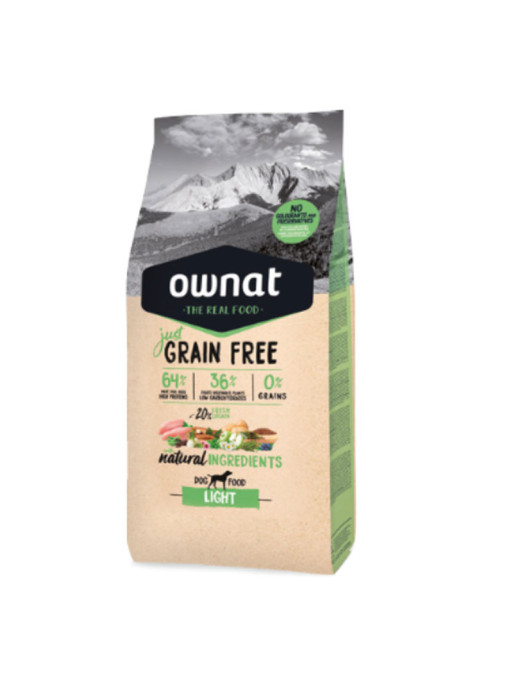 Croquettes Just Grain Free Light 14kg Ownat