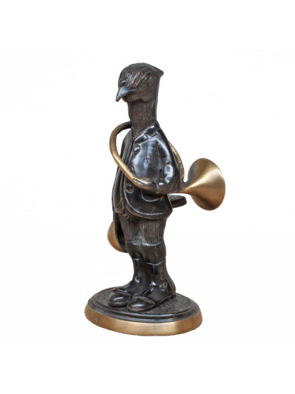 statuette bronze faisan lovergreen