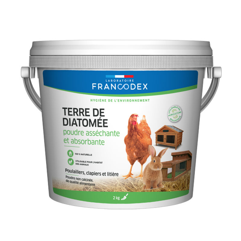 Poudre terre de Diatomée 2kg Francodex