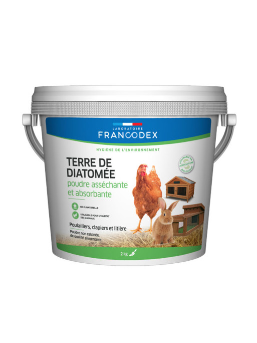 Poudre terre de Diatomée 2kg Francodex