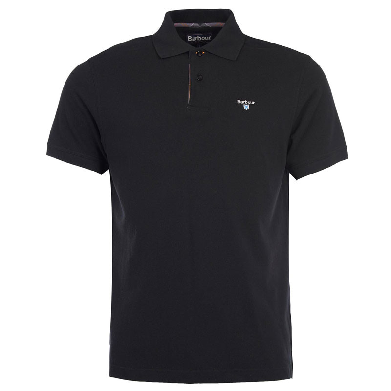 T-shirt tartan piqué Barbour